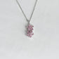 Pink Flowers Necklace