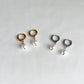 Classic Pearl Hoop Earring Pack (Set of Two)