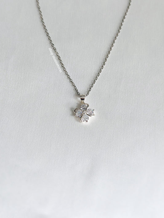 Silver Clover Necklace