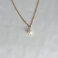 Gold Freshwater Pearl Necklace