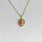 Victorian Pink Cameo Necklace