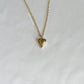 CZ Gold Ribbon Bow & Heart Necklace Pack (Set of Two)