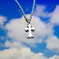 Chrome Cross Necklace