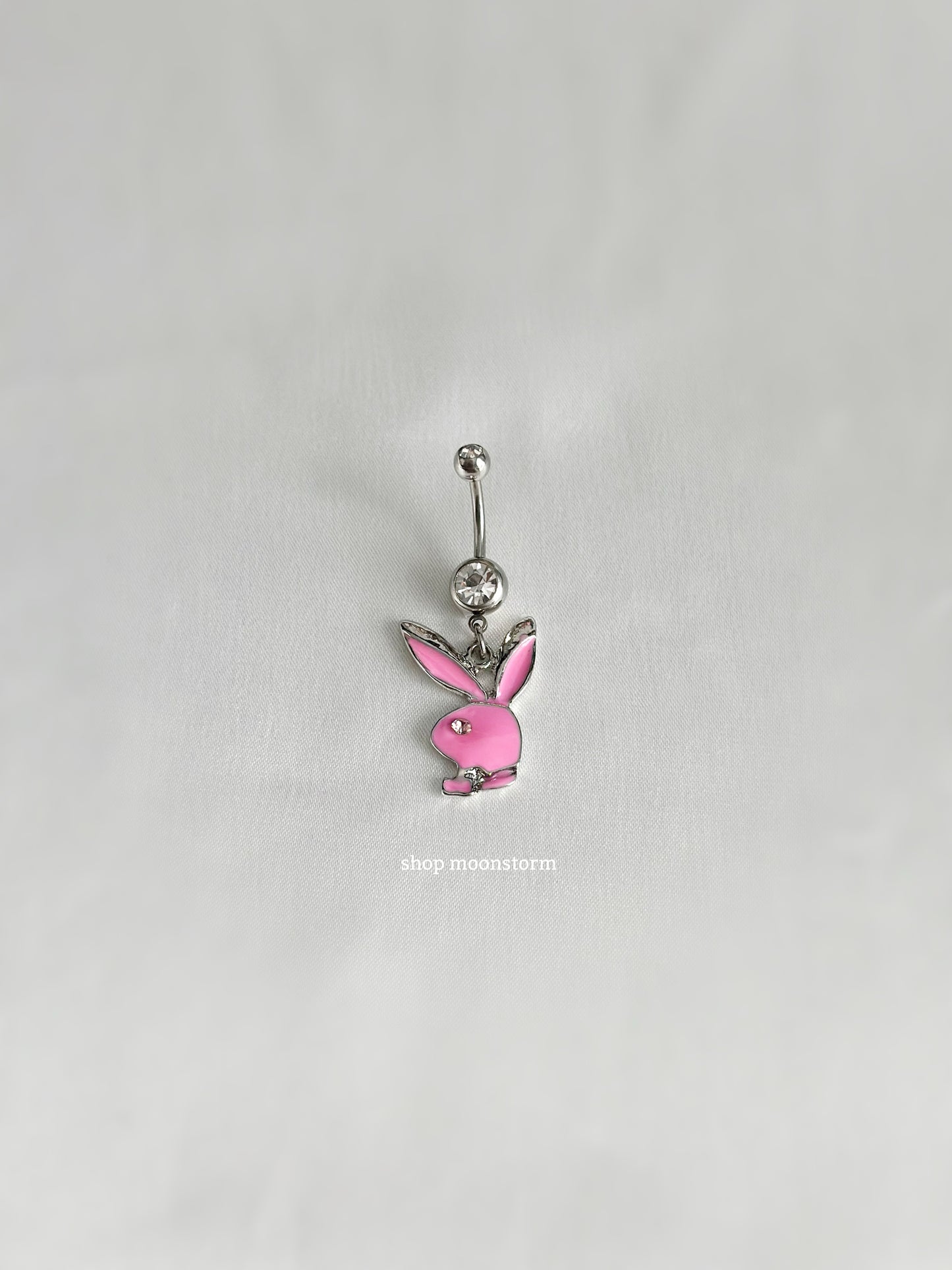 Bubblegum Pink Bunny Belly Ring