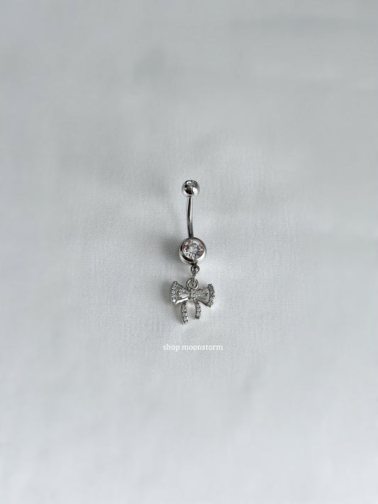 Flirty Ribbon Bow Belly Ring