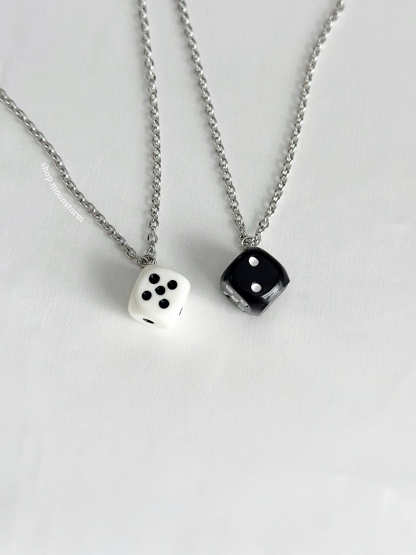 Black Dice Necklace