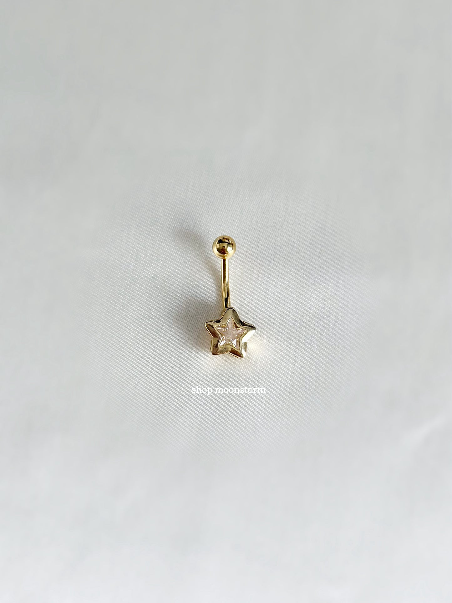 Gold Magic Star Belly Ring