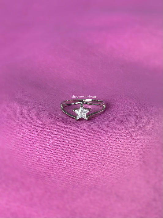 Crystal Star Ring