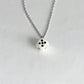 White Dice Necklace