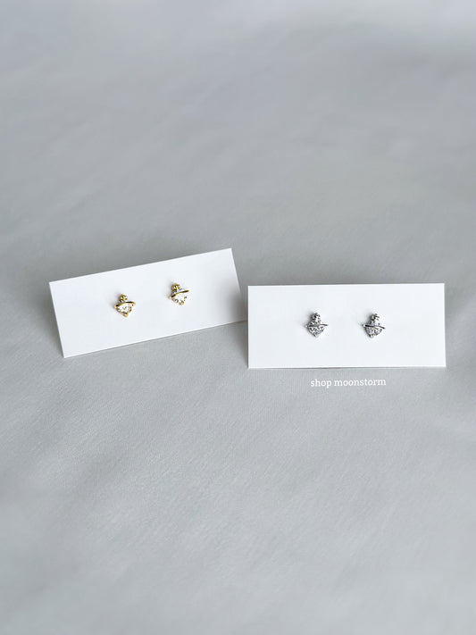 Orb Planet Stud Earring Pack (Set of Two)