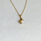 Gold Teddy Bear Star Necklace