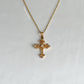 Gold Statement Cross Necklace