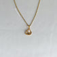 Gold Pearl Shell Necklace