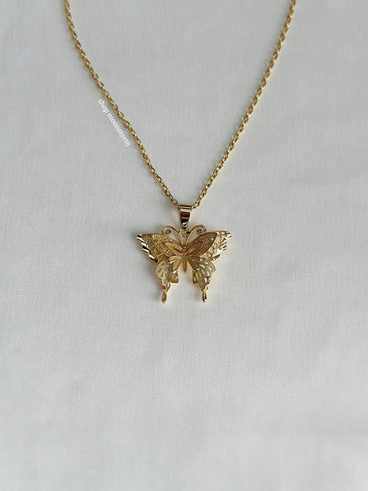 Golden Hour Butterfly Necklace