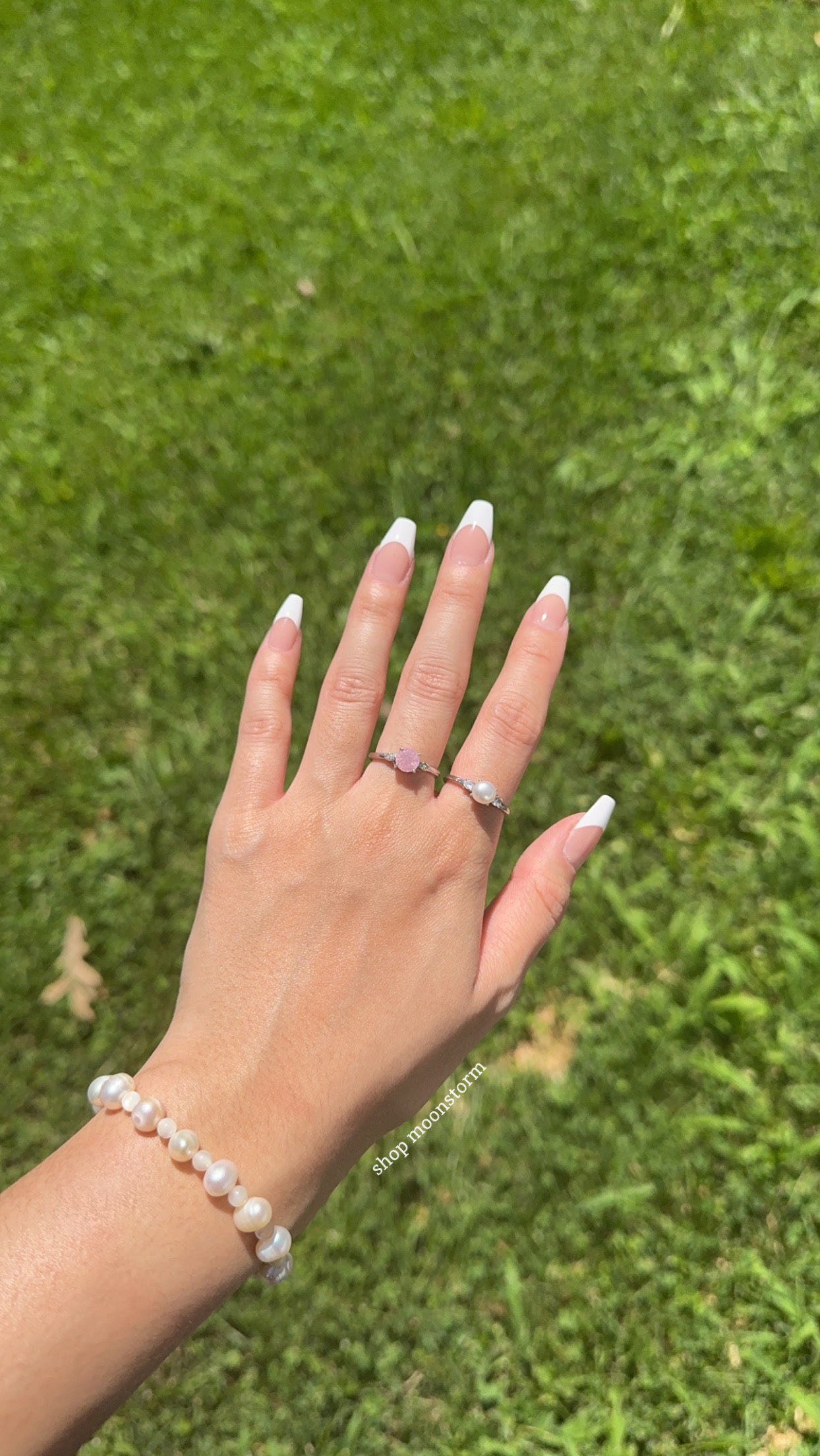 CZ Freshwater Pearl Ring
