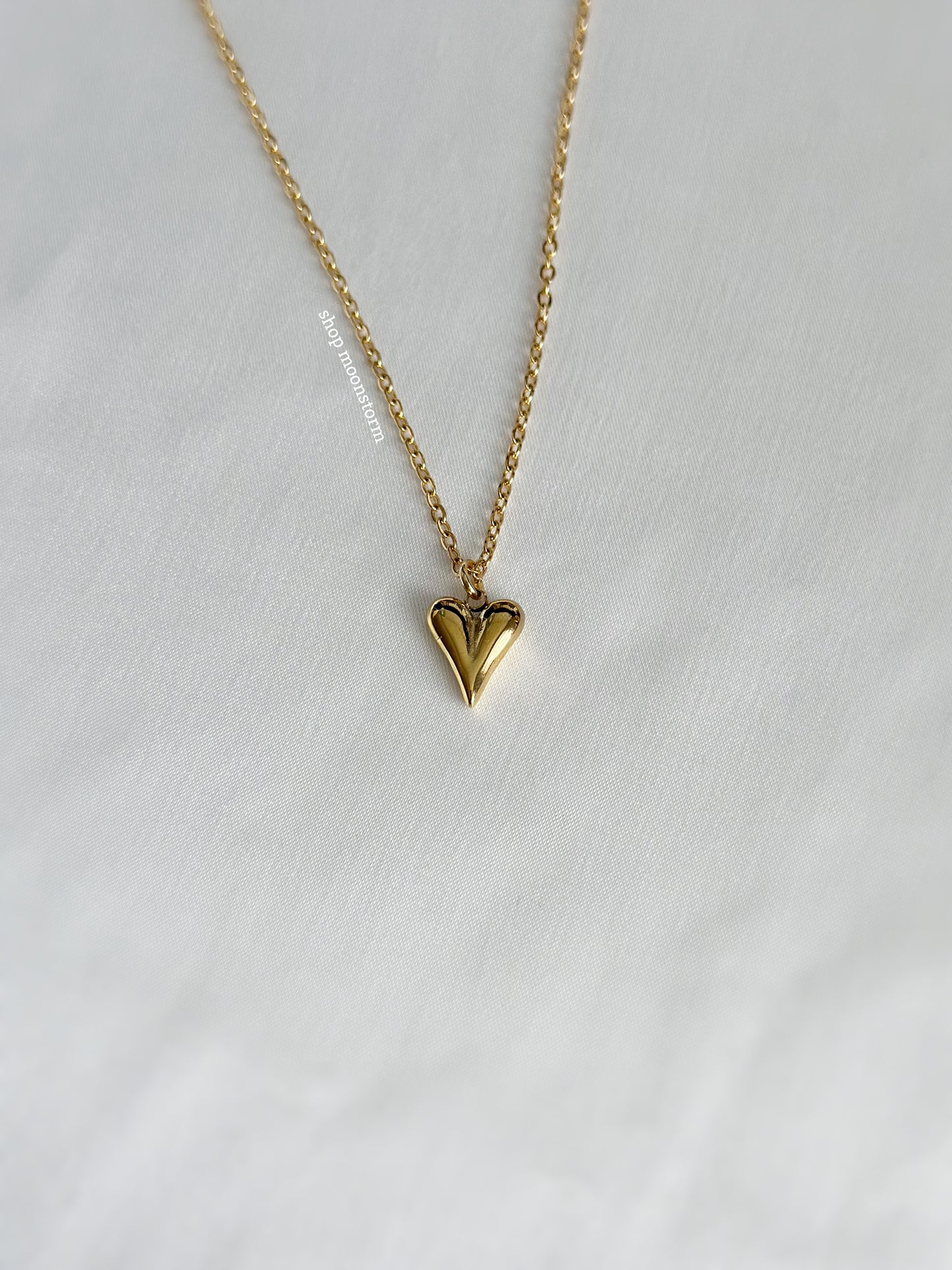 Gold Lover Heart Necklace
