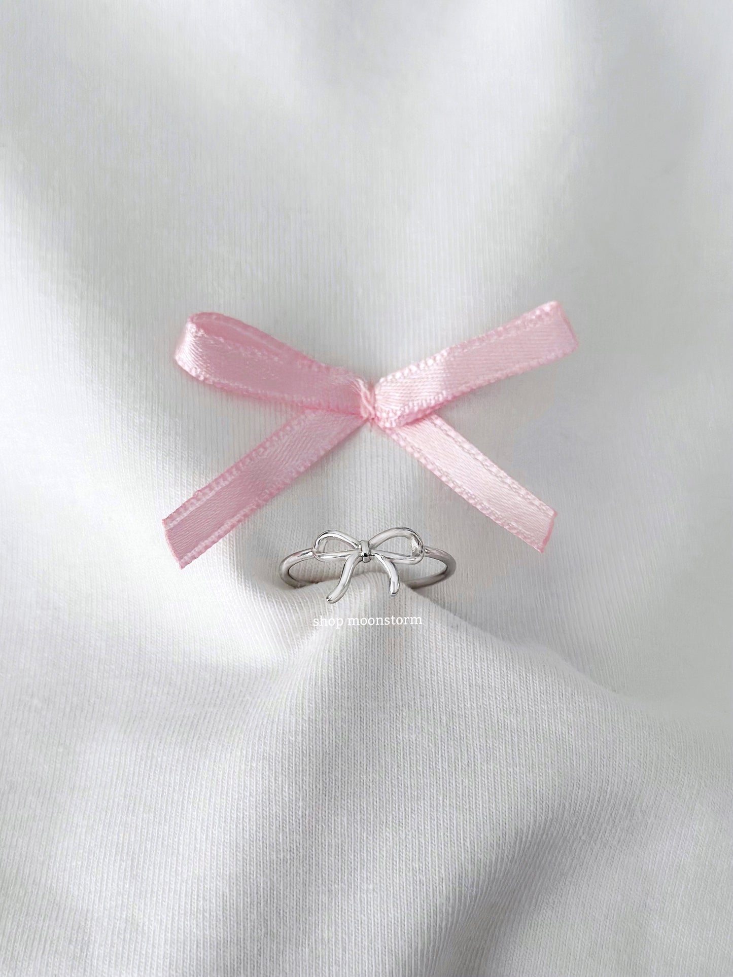 Delicate Ribbon Bow Ring