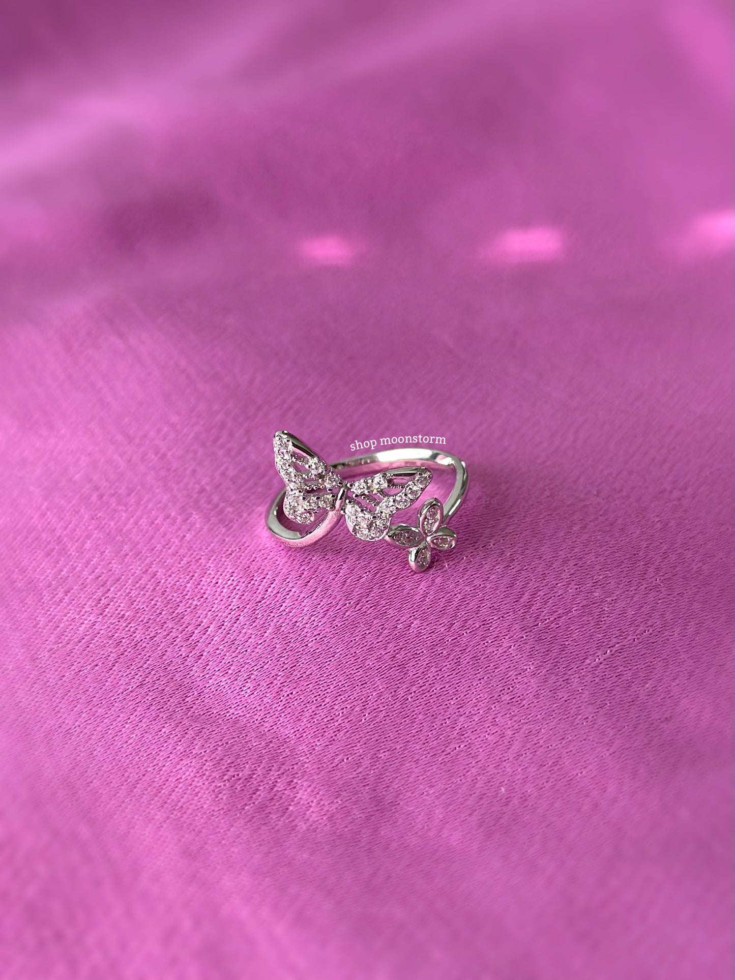 CZ Butterfly Ring