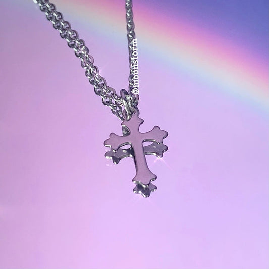 Goth Cross Necklace