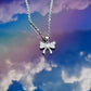 Sparkling Bow Necklace