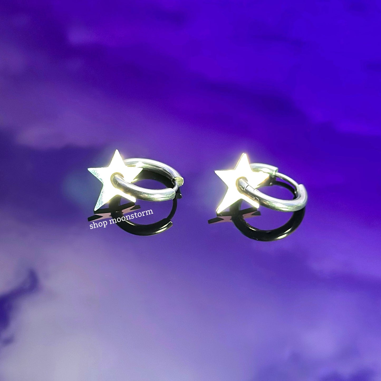 Iconic Star Hoop Earrings