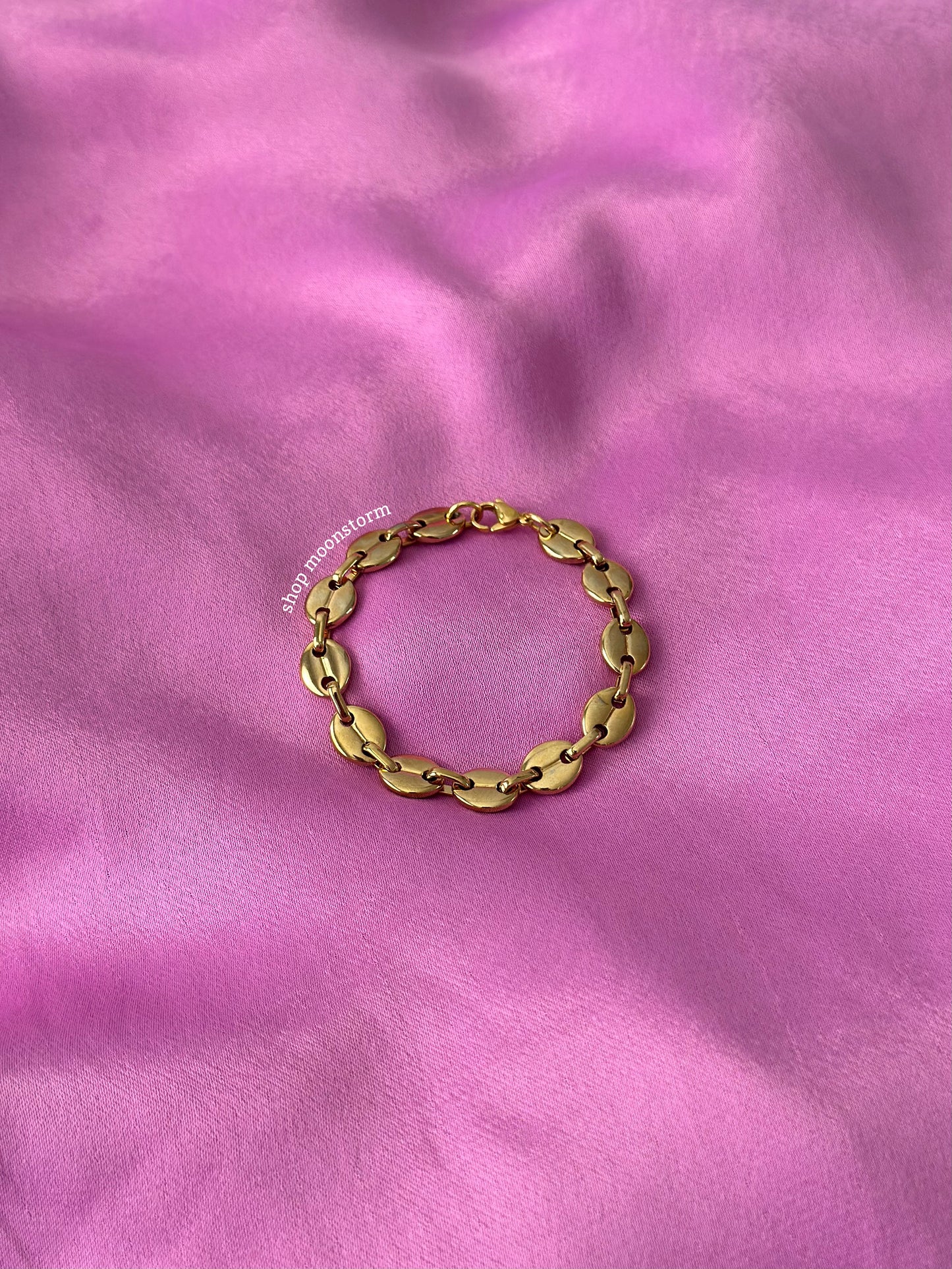 Gold Coffee Bean Bracelet