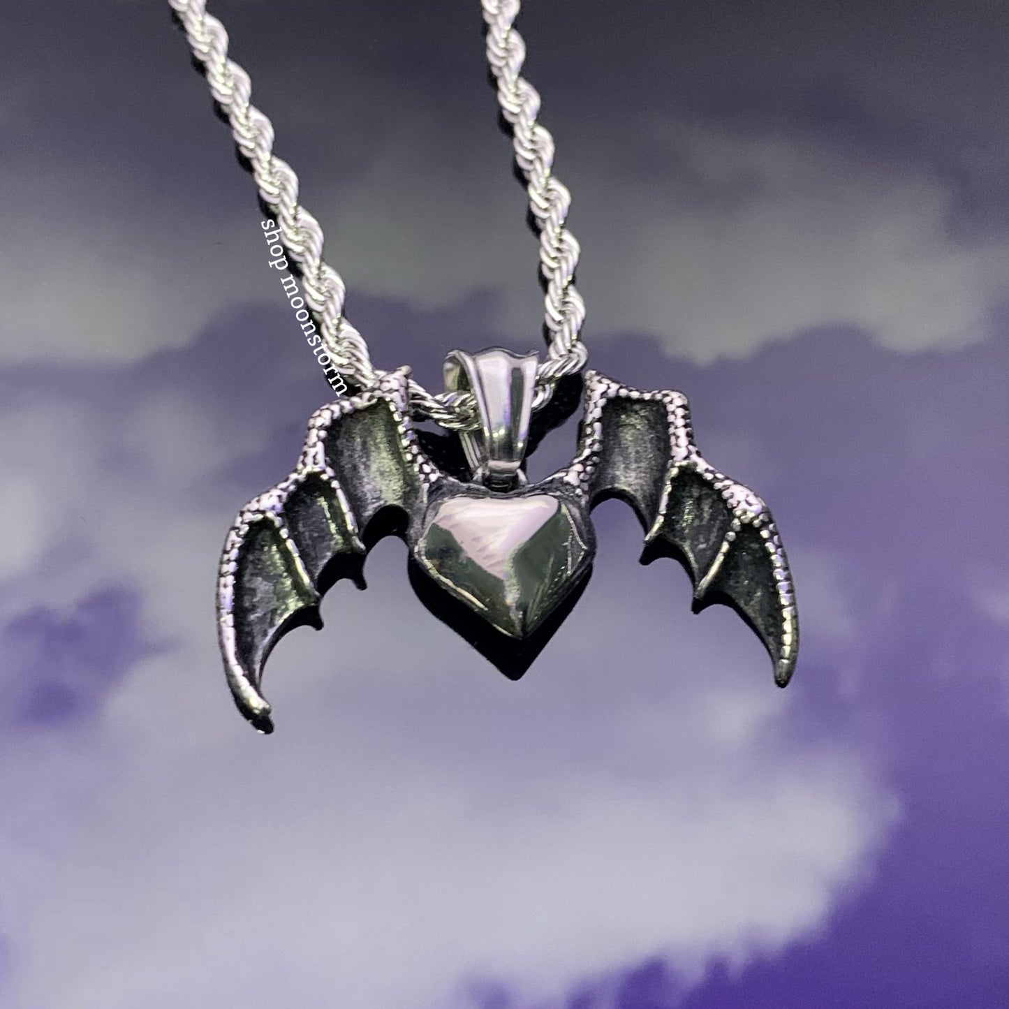 Fly Away Bat Necklace