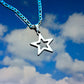 Silver Star Cutout Necklace