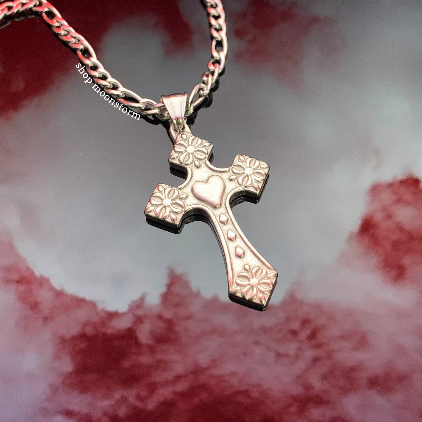 Devoted Cross Love Necklace