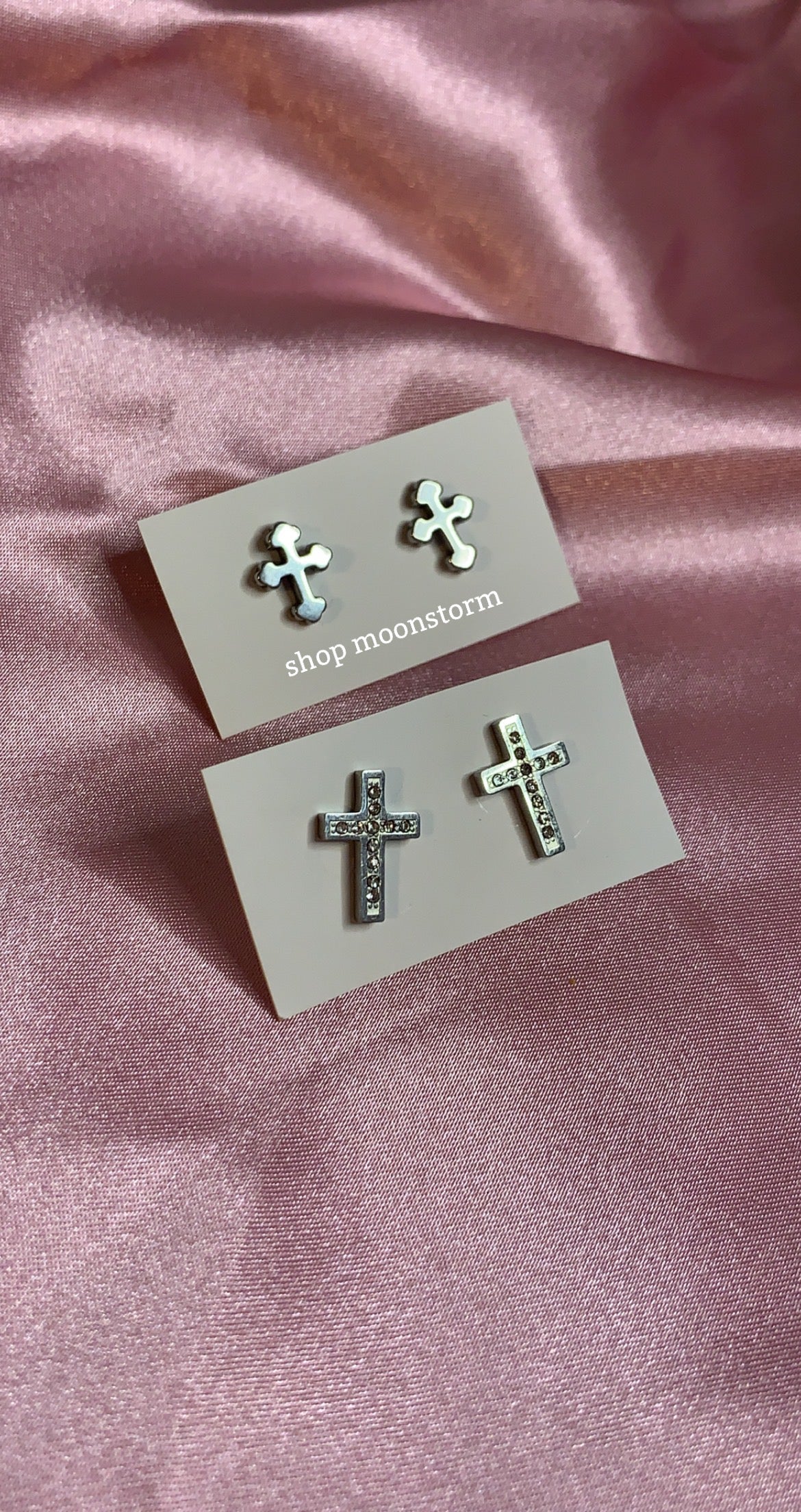 Cross Studs Earring Pack (Set of Two)