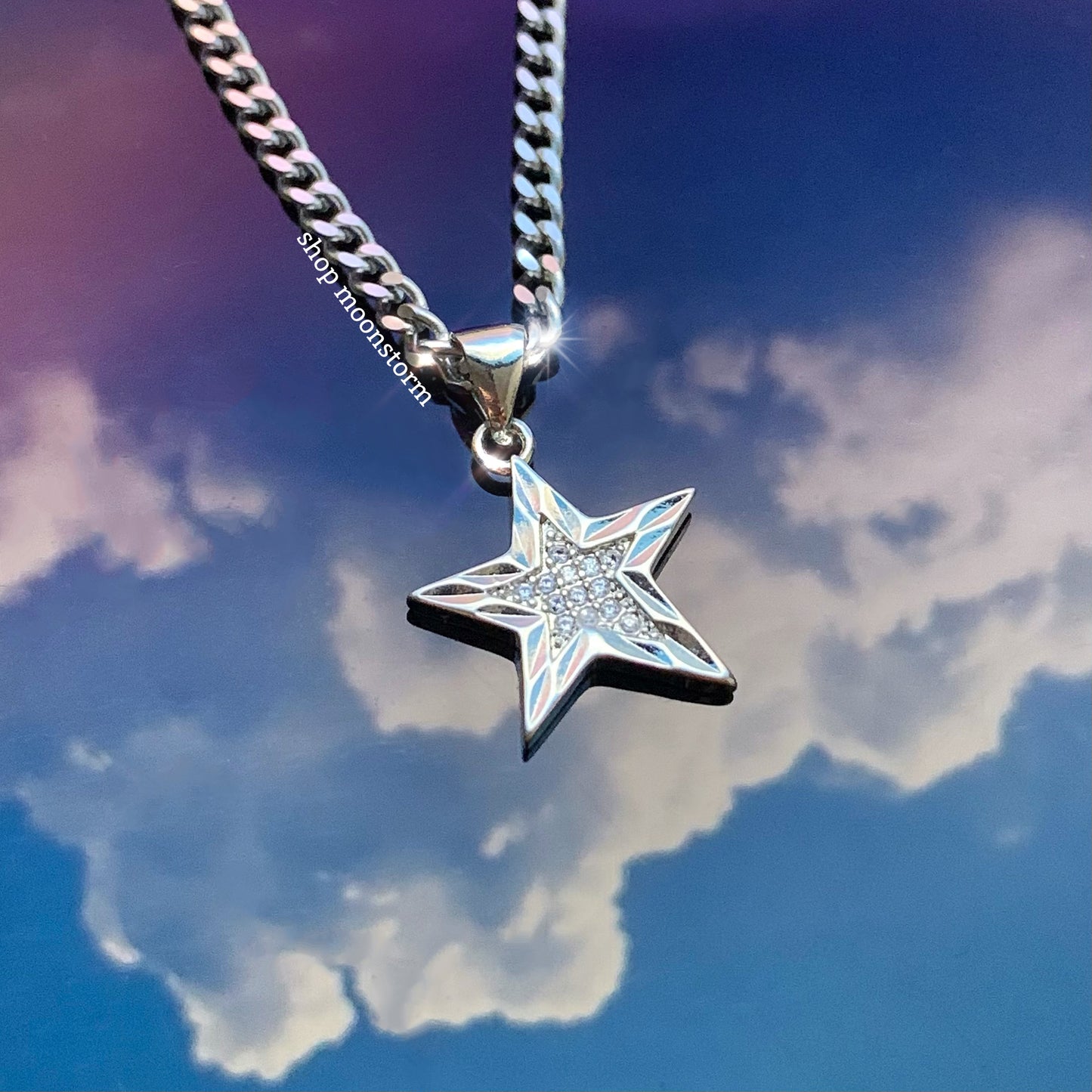 CZ Bright Star Necklace