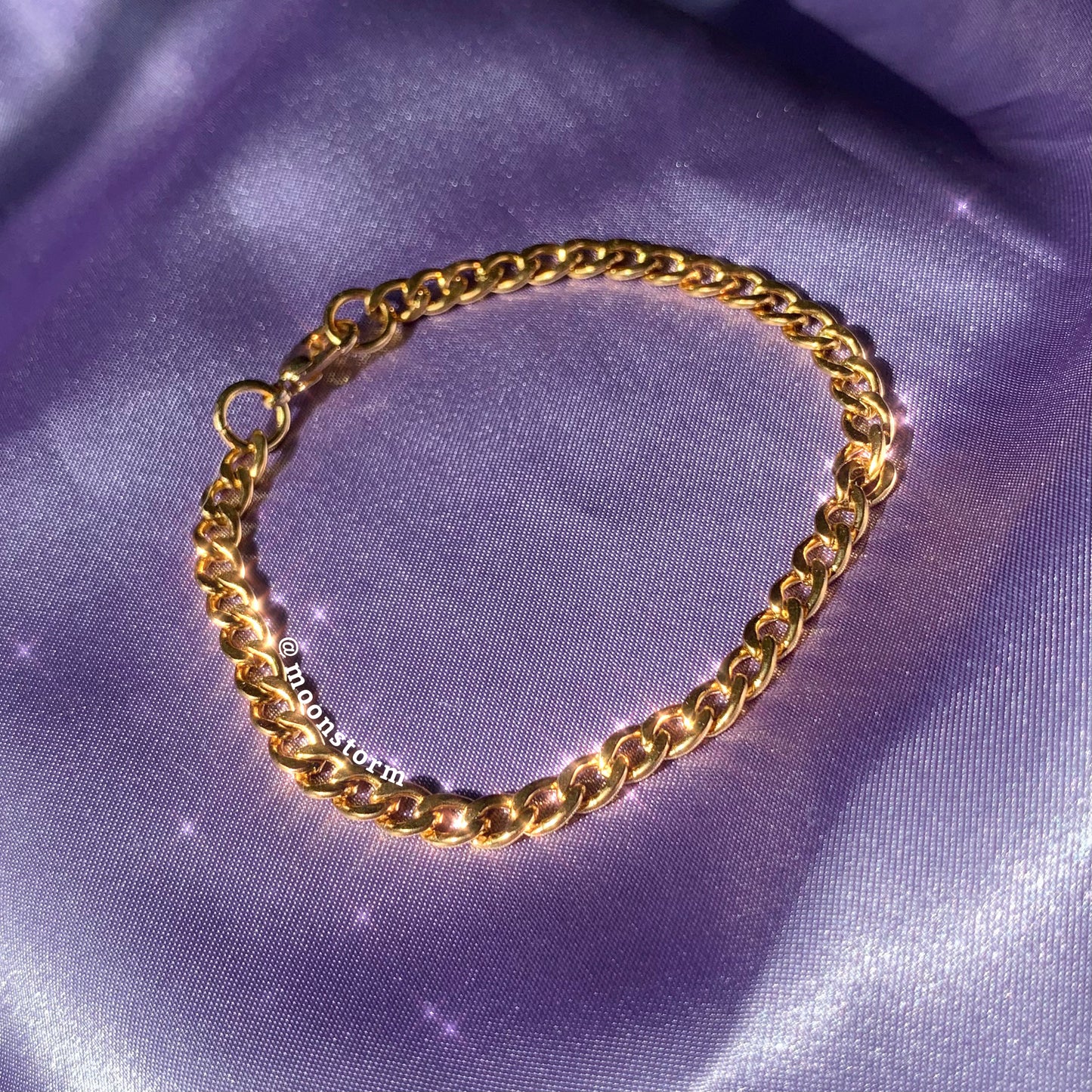 5mm Gold Cuban Bracelet