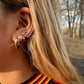 16mm Silver Hoop Earrings