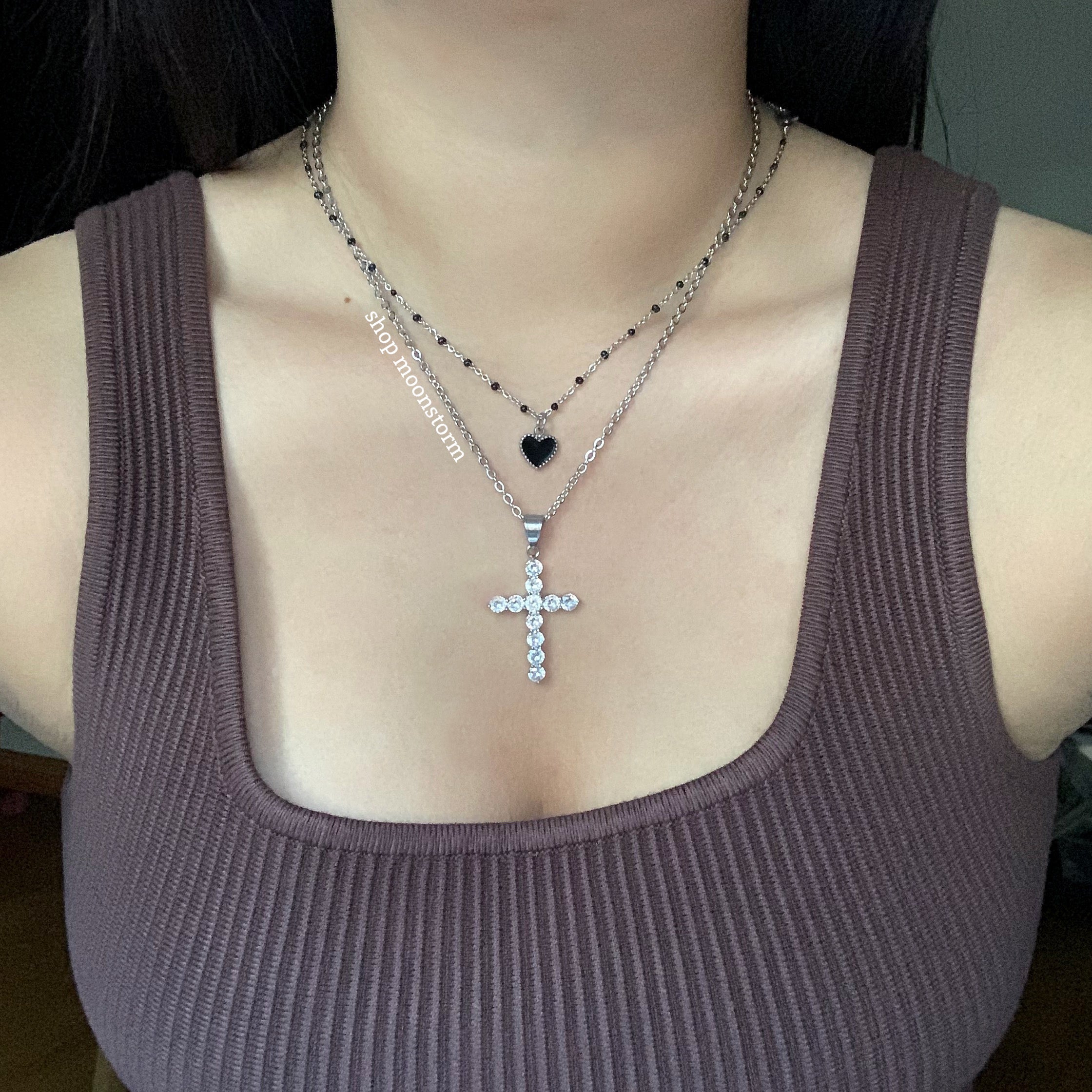 Black Lava Rock Cross Necklace – Julie Miles Jewelry & Resort Wear