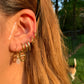 Gold Soda Tab Hoop Earrings